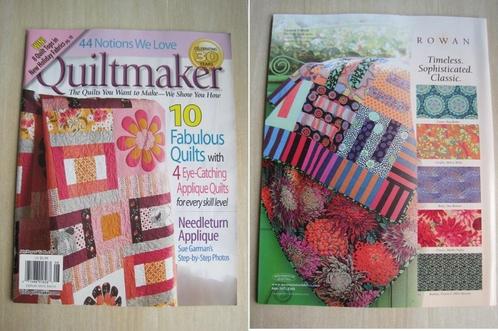 1105 - Quiltmaker July/August '12 No. 146, Livres, Journaux & Revues, Comme neuf, Sports et Loisirs, Envoi