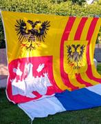 Kwaliteits Vlag Provincie Antwerpen 300 x 350 cm (1), Ophalen of Verzenden, Gebruikt