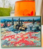 Pastelschilderij Anne-Marie RUGGERI Provençaals landschap, Ophalen of Verzenden