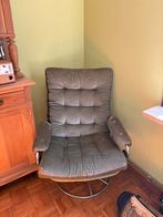 Ekornes vintage fauteuil in stof, Ophalen, Gebruikt, Stof