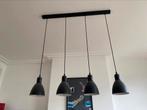Hanglampen: grijze industriële stijl, Huis en Inrichting, Lampen | Hanglampen, Industriel, Metaal, Zo goed als nieuw, 75 cm of meer