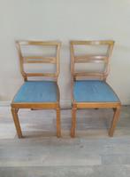 citroen houten stoelen, Huis en Inrichting, Gebruikt, Stof, Ophalen