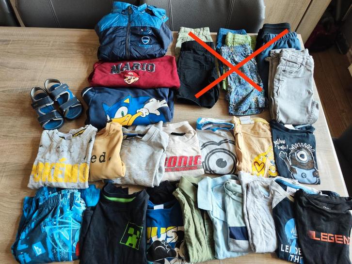 Groot kledingpakket jongens maat 104, Kinderen en Baby's, Kinderkleding | Kinder-kledingpakketten, Zo goed als nieuw, Maat 104