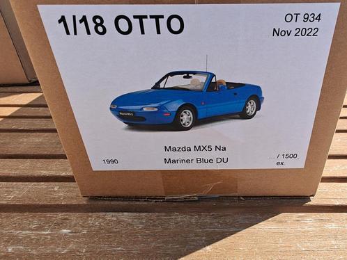 Otto OT934 Mazda MX-5 NA Mariner Blue DU 1990, Hobby en Vrije tijd, Modelauto's | 1:18, Nieuw, Auto, OttOMobile, Ophalen of Verzenden