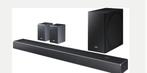 Barre de son Harman Kardon-HW-Q90R+subwoofer+haut-parleurs, Enlèvement, Comme neuf, 120 watts ou plus, Ensemble surround complet