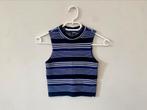 Crop top met strepen H&M - XS, H&M, Overige kleuren, Ophalen of Verzenden, Zonder mouw