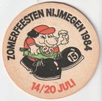 BIERKAART  HEINEKEN ZOMERFEESTEN  14/20 JULI  1984  achter, Verzamelen, Biermerken, Nieuw, Viltje(s), Heineken, Verzenden