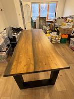 Eettafel boomstam, Huis en Inrichting, Tafels | Eettafels, Ophalen, Gebruikt, 200 cm of meer, 50 tot 100 cm