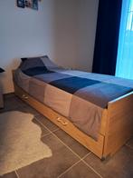 LIT TOPKOOP EN BOIS EXTENSIBLE À 2 PERSONNES POUR 55 E, Maison & Meubles, Enlèvement, Utilisé, Bois