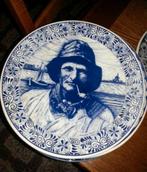 Assiette en bleu de dellfe