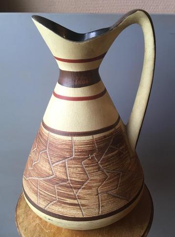 Midcentury keramieken kruik West-Germany 244-30 beschikbaar voor biedingen