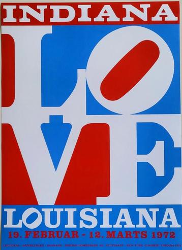 Robert Indiana - Louisiane - LOVE - Sérigraphie