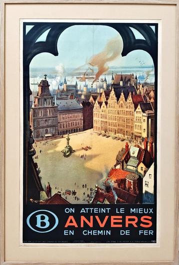 Affiche Anvers 1938 beschikbaar voor biedingen