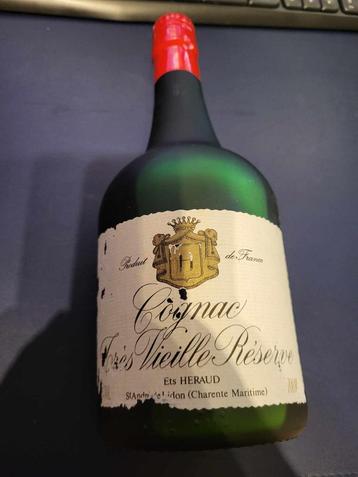 Cognac Très Vieille Reserve Gravure HERAUD Saint André de Li, Neuf, Pleine, Enlèvement, Autres types