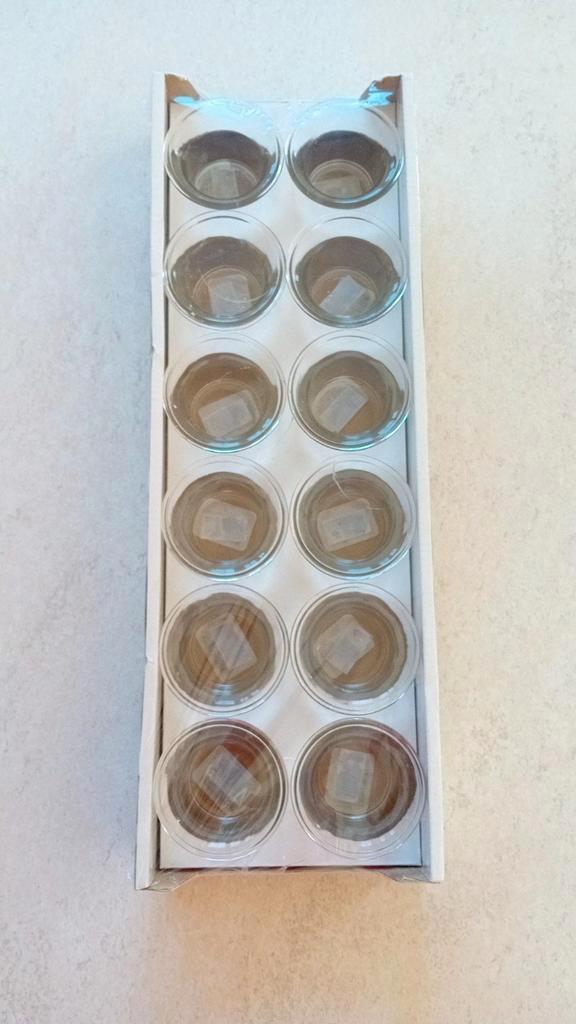 Set van 12 kaarshouders Spaas, Huis en Inrichting, Woonaccessoires | Kandelaars en Kaarsen, Nieuw, Kaars, Minder dan 25 cm, Overige materialen