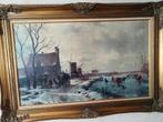 Winterlandschap - A. Schelfhout, Antiek en Kunst, Ophalen