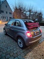 Fiat 500C Cabrio 1.2i lounge benzine te koop!, Autos, Argent ou Gris, Achat, Beige, Cabriolet
