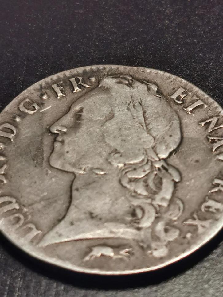 France, 1 ECU 1763 R (Orléans). Argent, rare.., Timbres & Monnaies, Monnaies | Europe | Monnaies non-euro, Monnaie en vrac, France