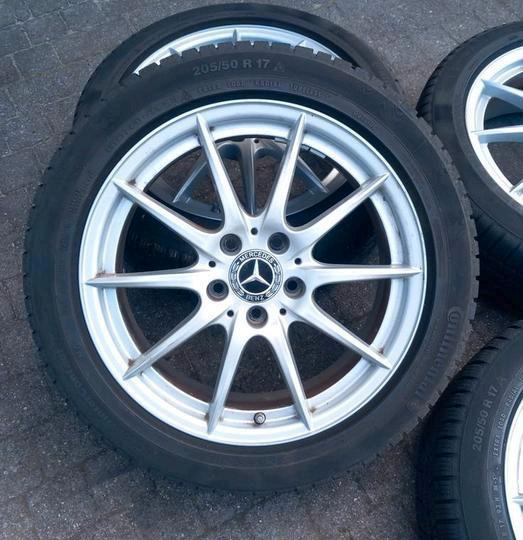 Winterbanden velgen Mercedes B CLA A-klasse 17" 5x112 7mm❄️, Auto-onderdelen, Remmen en Aandrijving, Mercedes-Benz, Gebruikt, Ophalen