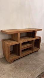 Tv-meubel, Huis en Inrichting, Kasten |Televisiemeubels, Ophalen, Gebruikt, 100 tot 150 cm, Teakhout