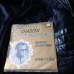 vinyl (45T) ray charles "georgia on my mind", CD & DVD, Vinyles | Pop, Utilisé, Enlèvement ou Envoi, 1960 à 1980