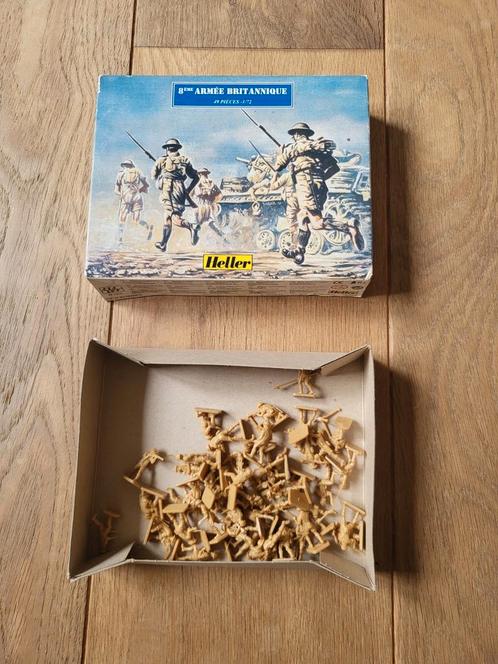 HELLER 8ieme armée britannique 1/72, Hobby en Vrije tijd, Modelbouw | Figuren en Diorama's, Zo goed als nieuw, Figuur of Figuren