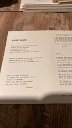 Pater Guido Claes, Verzamelen, Bidprentjes en Rouwkaarten, Verzenden, Bidprentje