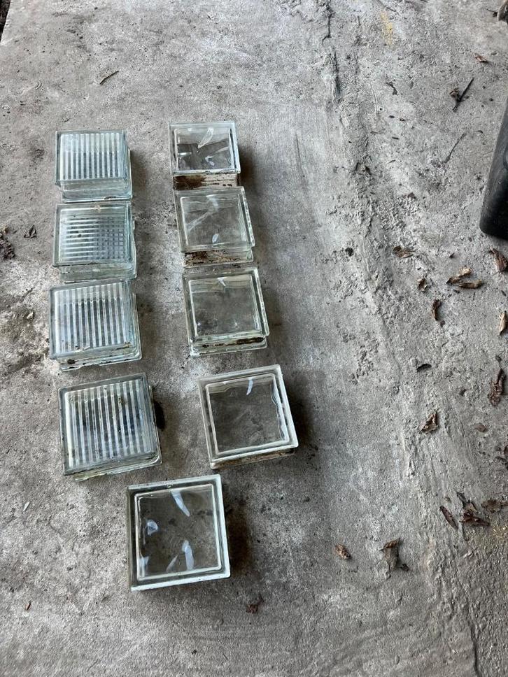 Glasdal / raamblok 5 Stuks 190x190x80mm, Doe-het-zelf en Bouw, Glas en Ramen, Veiligheidsglas, Ophalen