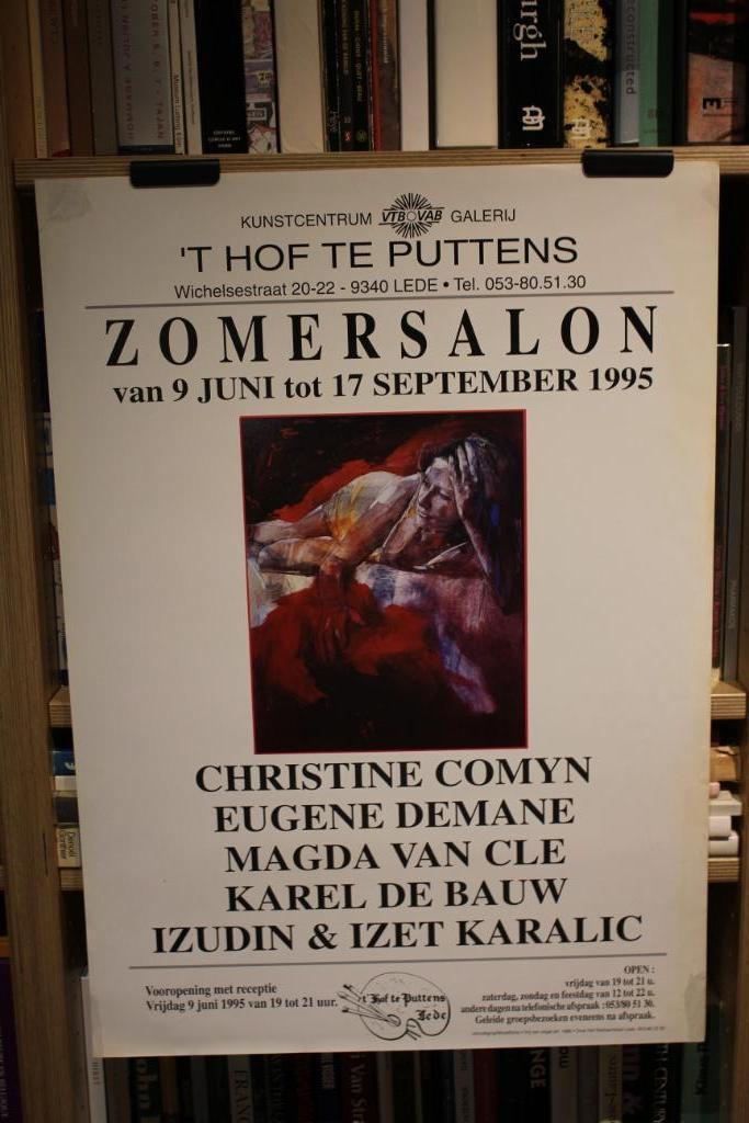 KUNSTCENTRUM 'T HOF TE PUTTENS 1995 affiche, Collections, Posters & Affiches, Enlèvement ou Envoi