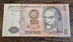 100 Intis Peru 1987 UNC, Postzegels en Munten, Ophalen of Verzenden, Zuid-Amerika, Los biljet