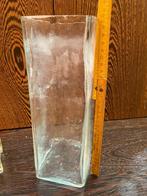Vase rectangulaire Verre, Ophalen, Gebruikt, Overige kleuren, Glas