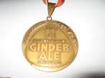 medaille Ginder Ale, Verzamelen, Biermerken, Overige merken, Reclamebord, Plaat of Schild, Gebruikt, Ophalen of Verzenden
