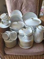 62 delig BAVARIA servies met gouden randje, Huis en Inrichting, Keuken | Servies, Ophalen, Zo goed als nieuw, Effen, Porselein