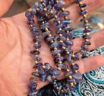 Vintage echte Amethyst ketting met goede draaiende slot, Handtassen en Accessoires, Antieke sieraden, Ophalen of Verzenden, Ketting