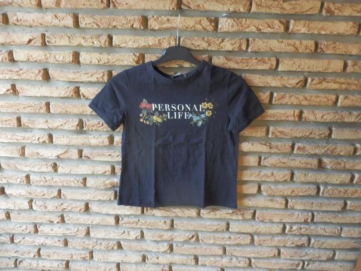 (83)- tee shirt femme t.36 noir - zara -, Vêtements | Femmes, T-shirts, Comme neuf, Taille 36 (S), Noir, Manches courtes, Enlèvement ou Envoi