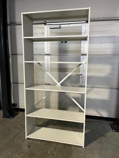 Legbordstelling 200x100x38cm incl. 6 legborden wit, Zakelijke goederen, Kantoor en Winkelinrichting | Magazijn, Stelling en Opslag