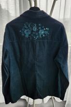 ENSEMBLE BLOUSE ET JUPE en velours, Enlèvement, Porté, Bleu