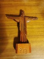 Houten beeld Christus de verlosser, Cristo Redentor, Brazil, Antiquités & Art, Enlèvement ou Envoi
