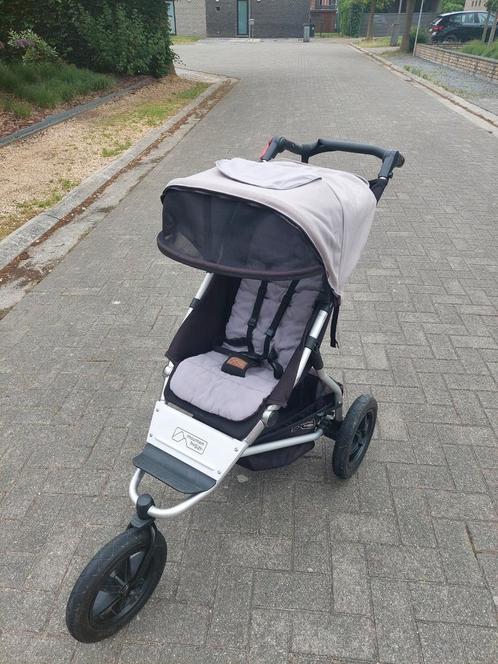 Mountain Buggy Urban Jungle, incl reiswieg, Kinderen en Baby's, Buggy's, Gebruikt, Regenhoes, Verstelbare rugleuning, Voetenzak