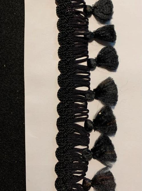 Zwarte vlecht met pijlen van 5 cm, Hobby en Vrije tijd, Naaien en Fournituren, Nieuw, Ophalen of Verzenden
