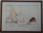 Rik Blomme (1933 - 2001) - Aquarel, Ophalen of Verzenden
