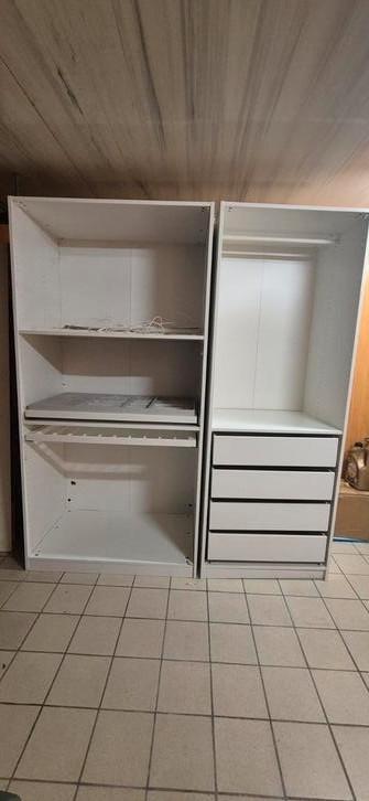 Twee modulaire IKEA-kasten, ideaal voor slaapkamer, dressing, Huis en Inrichting, Kasten | Dressoirs, Gebruikt, Ophalen