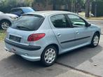 Peugeot 206, 1.1i, 2004, 153.750Km, Airco, CV, 12m Garantie, Voorwielaandrijving, Stof, Zwart, 4 cilinders