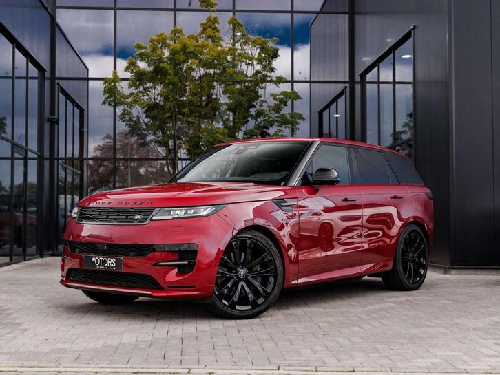 Land Rover Range Rover Sport P440e Dynamic SE - Firenze Red, Auto's, Land Rover, Bedrijf, Te koop, 360° camera, 4x4, ABS, Achteruitrijcamera