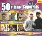 3CD-BOX * 50 VLAAMSE SUPERHITS - Deel 3, Cd's en Dvd's, Verzenden, Zo goed als nieuw, Levenslied of Smartlap