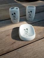 Badkamerset Mickey mouse, Huis en Inrichting, Badkamer | Badtextiel en Accessoires, Ophalen, Zo goed als nieuw