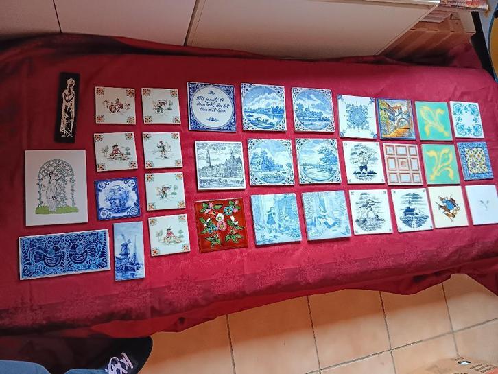 Lot de carrelage vintage !, Bricolage & Construction, Dalles & Carrelages, Comme neuf, Autres types, Céramique, Moins de 20 cm