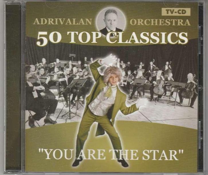 CD 50 Top Classics - Adrivalan Orchestra– You are the Star, CD & DVD, CD | Instrumental, Comme neuf, Enlèvement ou Envoi