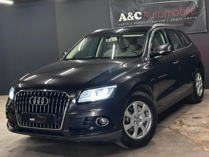 Audi Q5 2.0TDI 150CH, Auto's, Audi, Bedrijf, Q5, Lederen bekleding, Diesel, Euro 6, Monovolume, 5 deurs, Handgeschakeld, Zwart
