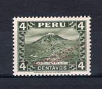 PERU 4c groen MNH SPECIMEN 1934, Postzegels en Munten, Ophalen of Verzenden, Postfris, Zuid-Amerika